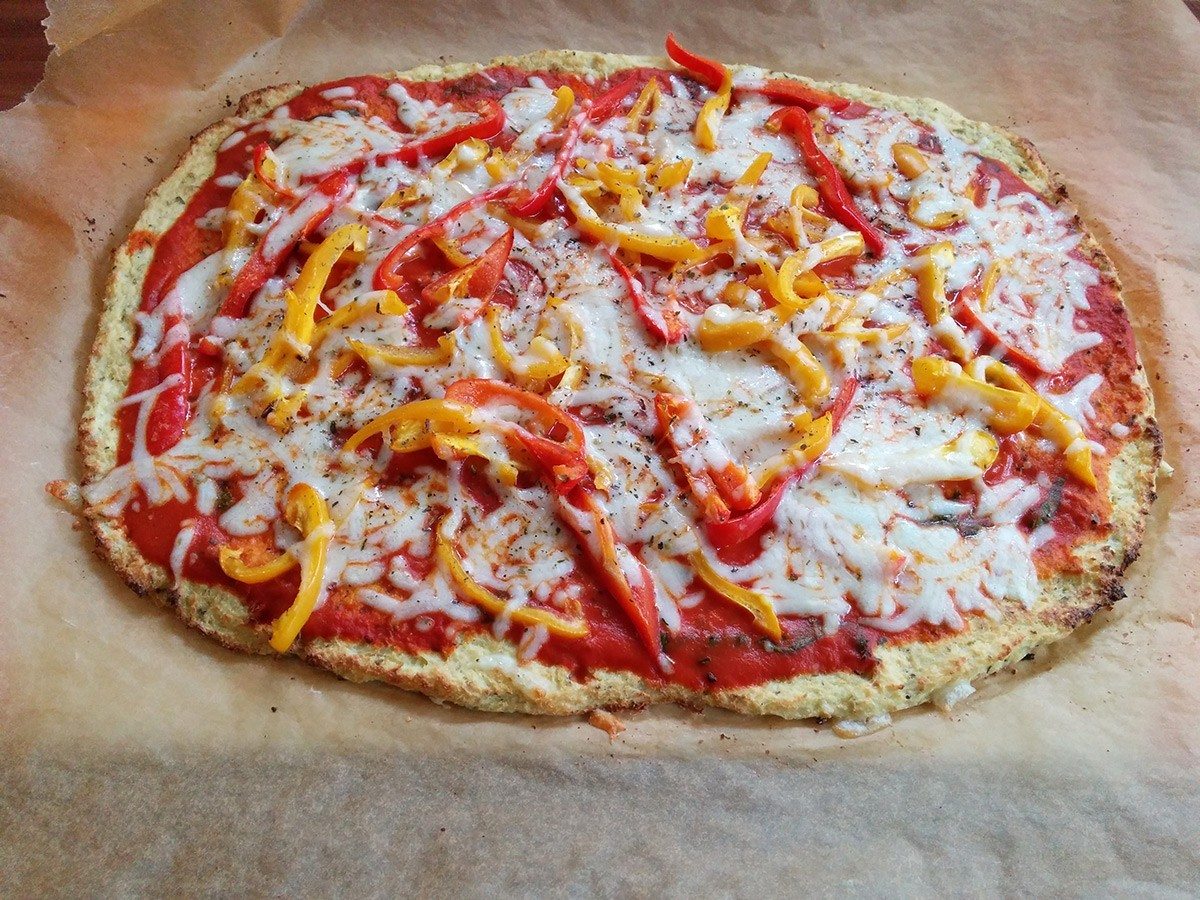 Super Rezept für Low-Carb-Pizza, aber total unmotiviert